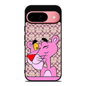 COACH NEW YORK LOGO X PINK PANTHER Google Pixel 9 Case Cover COACH NEW YORK LOGO X PINK PANTHER Google Pixel 9 Case Cover