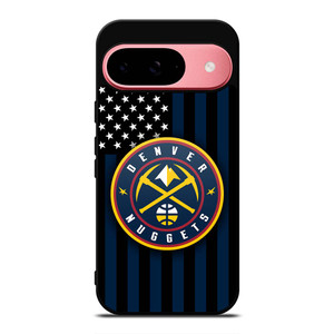 DENVER NUGGETS NBA USA FLAG Google Pixel 9 Case Cover DENVER NUGGETS NBA USA FLAG Google Pixel 9 Case Cover
