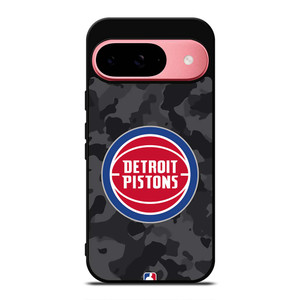DETROIT PISTONS BLACK CAMO Google Pixel 9 Case Cover DETROIT PISTONS BLACK CAMO Google Pixel 9 Case Cover