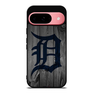 DETROIT TIGERS BASEBALL MLB WOOD LOGO Google Pixel 9 Case Cover DETROIT TIGERS BASEBALL MLB WOOD LOGO Google Pixel 9 Case Cover