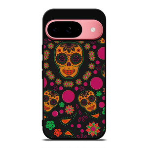 DIA DE LOS MUERTOS PATTERN Google Pixel 9 Case Cover DIA DE LOS MUERTOS PATTERN Google Pixel 9 Case Cover