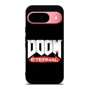 DOOM ETERNAL GAMES LOGO BLACK Google Pixel 9 Case Cover