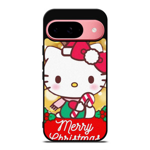 HELLO KITTY MERRY CHRISTMAS GOLD Google Pixel 9 Case Cover
