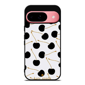 KATE SPADE NEW YORK LOGO BLACK CHERRIES Google Pixel 9 Case Cover