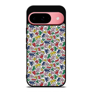 KEITH HARING ART COLORFUL FIGURES Google Pixel 9 Case Cover