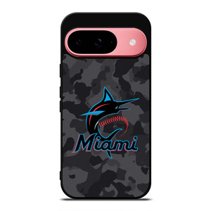 MIAMI MARLINS BASEBALL BLACK CAMO Google Pixel 9 Case Cover