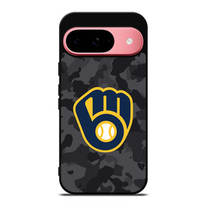 MILWAUKEE BREWERS BASEBALL BLACK CAMO Google Pixel 9 Case Cover