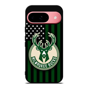 MILWAUKEE BUCKS NBA USA FLAG Google Pixel 9 Case Cover MILWAUKEE BUCKS NBA USA FLAG Google Pixel 9 Case Cover
