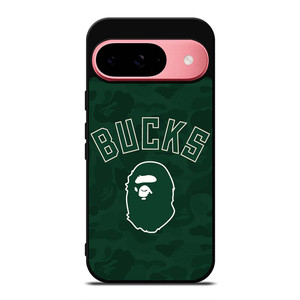 MILWAUKEE BUCKS X BAPE CAMO Google Pixel 9 Case Cover
