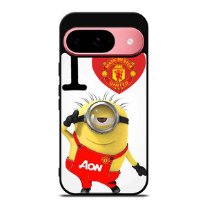 MINIONS LOVE MANCHESTER UNITED Google Pixel 9 Case Cover