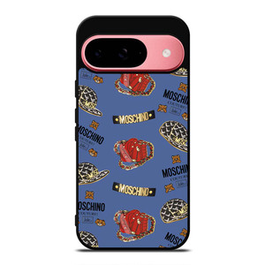 MOSCHINO BEAR COUTURE PATTERN Google Pixel 9 Case Cover