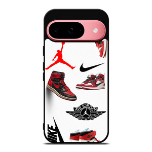 NIKE AIR JORDAN SHOES COLLAGE Google Pixel 9 Case Cover NIKE AIR JORDAN SHOES COLLAGE Google Pixel 9 Case Cover