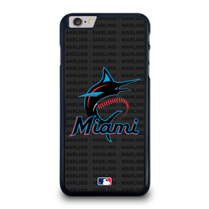 MIAMI MARLINS BASEBALL BLACK iPhone 6 / 6S Plus Case Cover