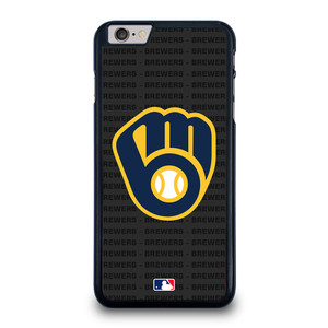 MILWAUKEE BREWERS BASEBALL BLACK iPhone 6 / 6S Plus Case Cover