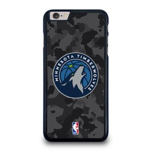MINNESOTA TIMBERWOLVES BLACK CAMO iPhone 6 / 6S Plus Case Cover