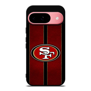 SAN FRANCISCO 49ERS NFL METAL STRIPE Google Pixel 9 Case Cover SAN FRANCISCO 49ERS NFL METAL STRIPE Google Pixel 9 Case Cover