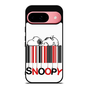 SNOOPY THE PEANUTS CARTOON BARCODE Google Pixel 9 Case Cover