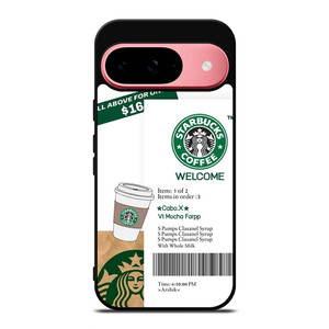 STARBUCKS COFFEE BILLS Google Pixel 9 Case Cover STARBUCKS COFFEE BILLS Google Pixel 9 Case Cover