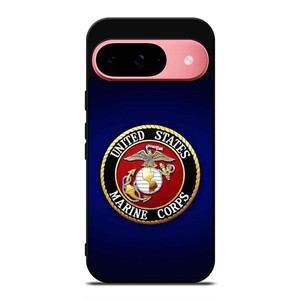 UNITED STATES US MARINE CORPS LOGO BLUE Google Pixel 9 Case Cover UNITED STATES US MARINE CORPS LOGO BLUE Google Pixel 9 Case Cover