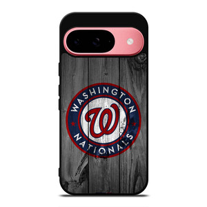 WASHINGTON NATIONALS BASEBALL MLB WOOD LOGO Google Pixel 9 Case Cover