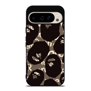 A BATHING APE SUPREME BLACK Google Pixel 9 Pro Case Cover A BATHING APE SUPREME BLACK Google Pixel 9 Pro Case Cover