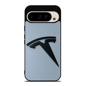 BLACK TESLA CAR LOGO Google Pixel 9 Pro Case Cover