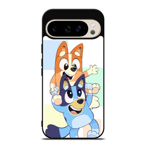 BLUEY X BINGO CARTOON SERIES Google Pixel 9 Pro Case Cover BLUEY X BINGO CARTOON SERIES Google Pixel 9 Pro Case Cover