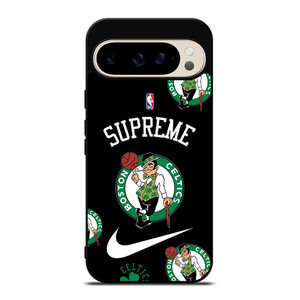 BOSTON CELTICS NBA X SUPREME NIKE Google Pixel 9 Pro Case Cover BOSTON CELTICS NBA X SUPREME NIKE Google Pixel 9 Pro Case Cover