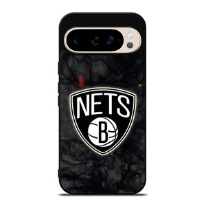 BROOKLYN NETS BASKETBALL NBA FIRE Google Pixel 9 Pro Case Cover