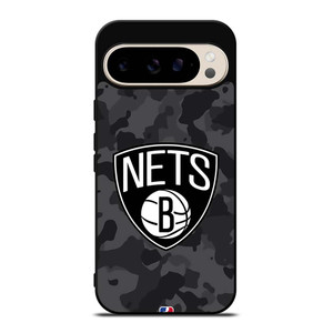 BROOKLYN NETS BLACK CAMO Google Pixel 9 Pro Case Cover BROOKLYN NETS BLACK CAMO Google Pixel 9 Pro Case Cover