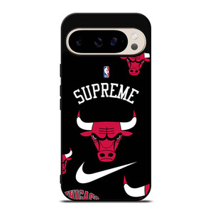 CHICAGO BULLS NBA X SUPREME NIKE Google Pixel 9 Pro Case Cover CHICAGO BULLS NBA X SUPREME NIKE Google Pixel 9 Pro Case Cover