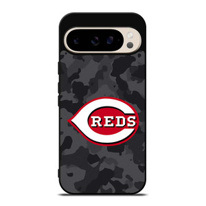 CINCINNATI REDS BASEBALL BLACK CAMO Google Pixel 9 Pro Case Cover CINCINNATI REDS BASEBALL BLACK CAMO Google Pixel 9 Pro Case Cover