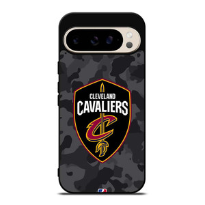 CLEVELAND CAVALIERS BLACK CAMO Google Pixel 9 Pro Case Cover CLEVELAND CAVALIERS BLACK CAMO Google Pixel 9 Pro Case Cover