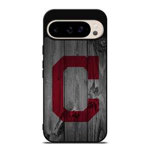 CLEVELAND GUARDIANS BASEBALL MLB WOOD LOGO Google Pixel 9 Pro Case Cover CLEVELAND GUARDIANS BASEBALL MLB WOOD LOGO Google Pixel 9 Pro Case Cover