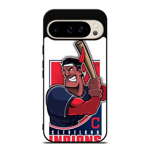 CLEVELAND INDIANS LOGO BASEBALL ICON Google Pixel 9 Pro Case Cover CLEVELAND INDIANS LOGO BASEBALL ICON Google Pixel 9 Pro Case Cover