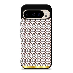 COACH NEW YORK ICON BROWN EMBLEM Google Pixel 9 Pro Case Cover COACH NEW YORK ICON BROWN EMBLEM Google Pixel 9 Pro Case Cover
