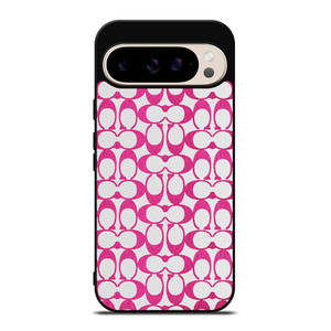 COACH NEW YORK LOGO PATTERN PINK EMBLEM Google Pixel 9 Pro Case Cover COACH NEW YORK LOGO PATTERN PINK EMBLEM Google Pixel 9 Pro Case Cover