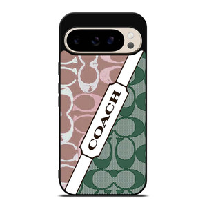 COACH NEW YORK LOGO PINK GREEN PATTERN ICON Google Pixel 9 Pro Case Cover COACH NEW YORK LOGO PINK GREEN PATTERN ICON Google Pixel 9 Pro Case Cover