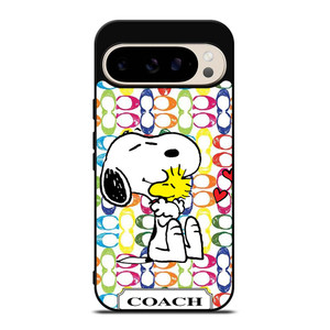 COACH NEW YORK LOGO SNOOPY THE PEANUTS Google Pixel 9 Pro Case Cover COACH NEW YORK LOGO SNOOPY THE PEANUTS Google Pixel 9 Pro Case Cover