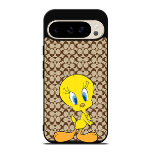 COACH NEW YORK LOGO TWEETY BIRD Google Pixel 9 Pro Case Cover COACH NEW YORK LOGO TWEETY BIRD Google Pixel 9 Pro Case Cover