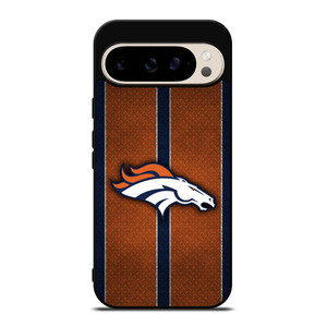 DENVER BRONCOS NFL METAL STRIPE Google Pixel 9 Pro Case Cover DENVER BRONCOS NFL METAL STRIPE Google Pixel 9 Pro Case Cover