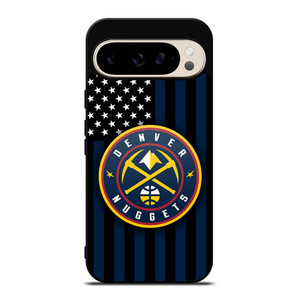 DENVER NUGGETS NBA USA FLAG Google Pixel 9 Pro Case Cover DENVER NUGGETS NBA USA FLAG Google Pixel 9 Pro Case Cover