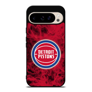 DETROIT PISTONS BASKETBALL NBA FIRE Google Pixel 9 Pro Case Cover