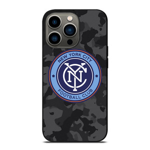 NEW YORK CITY FC MLS BLACK CAMO iPhone 13 Pro Case Cover NEW YORK CITY FC MLS BLACK CAMO iPhone 13 Pro Case Cover