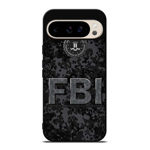 FBI LOGO CAMO Google Pixel 9 Pro Case Cover FBI LOGO CAMO Google Pixel 9 Pro Case Cover