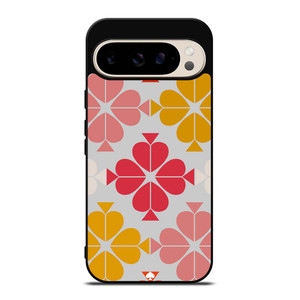 KATE SPADE JACQUARD PINK YELLOW Google Pixel 9 Pro Case Cover