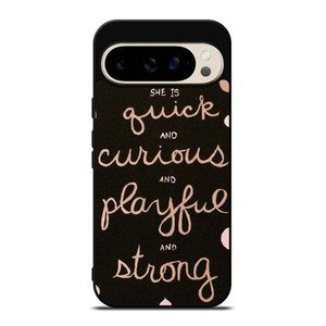 KATE SPADE NEW YORK QUOTES POLKADOT Google Pixel 9 Pro Case Cover