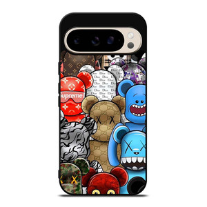 KAWS COLLAGE ICON BRANDS LOGO Google Pixel 9 Pro Case Cover