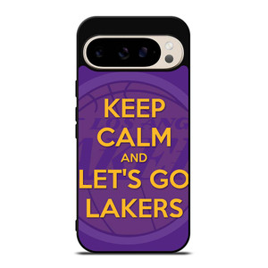 KEEP CALM AND GO LAKERS Google Pixel 9 Pro Case Cover KEEP CALM AND GO LAKERS Google Pixel 9 Pro Case Cover