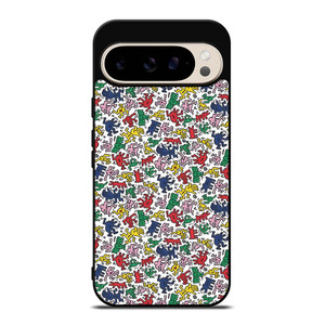 KEITH HARING ART COLORFUL FIGURES Google Pixel 9 Pro Case Cover